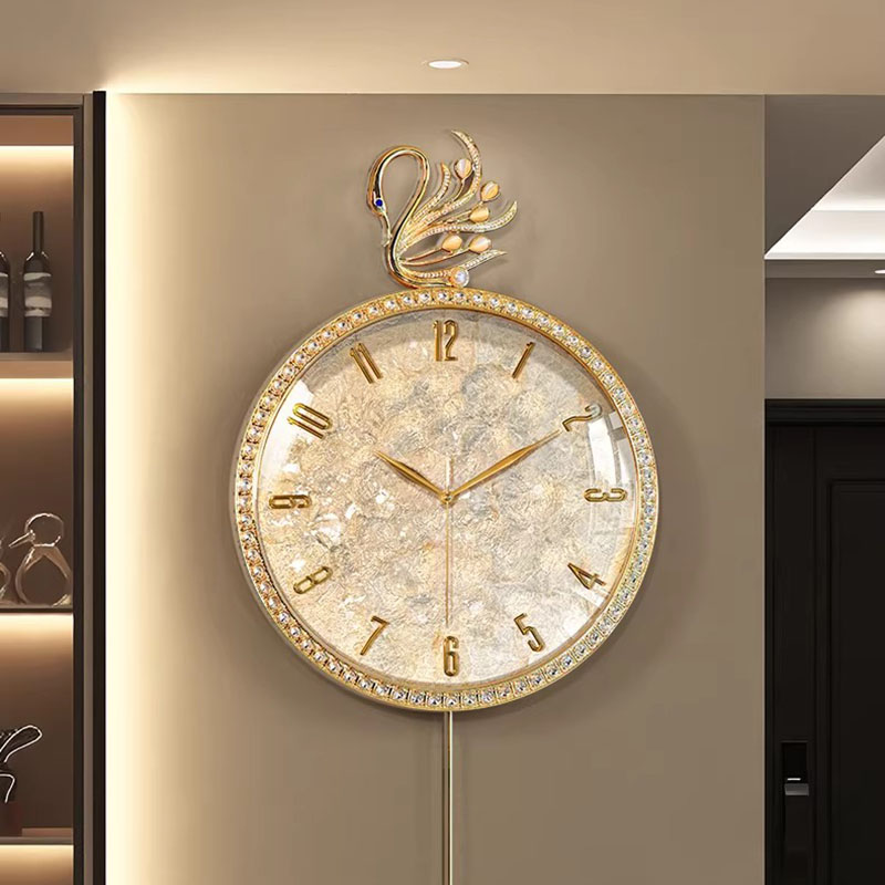 Interior Design Vintage Modern - T*-Vintage Luxury Wall Watch Romantic Nordic
