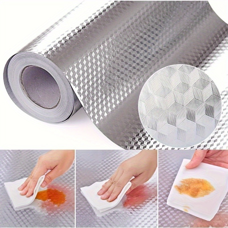 Interior Design Kitchen - YITAPE Kitchen Aluminum Foil Sticker Self