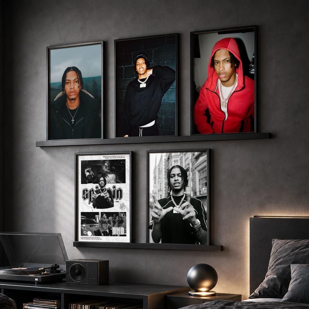 Interior Design Poster - N-Nemzzz Rapper Album Painting Calligraphy Canvas