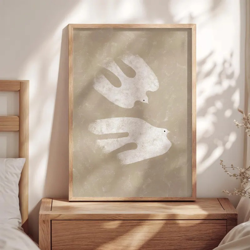 Minimalist Picasso Dove Peace  - огляд і ціна Interior Design Poster