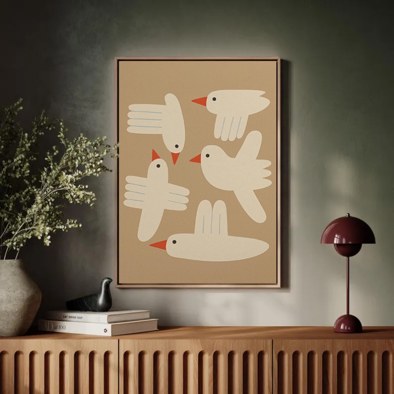 Minimalist Picasso Dove Peace  - огляд і ціна Interior Design Poster