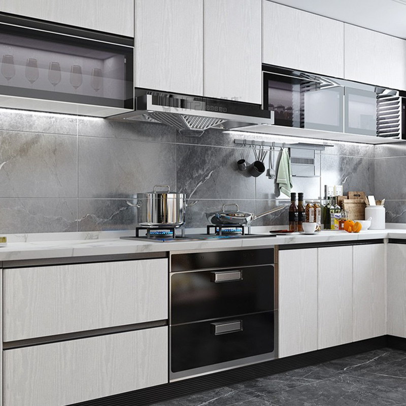 40cm Self-adhesive Simple Whit - огляд і ціна Interior Design Kitchen