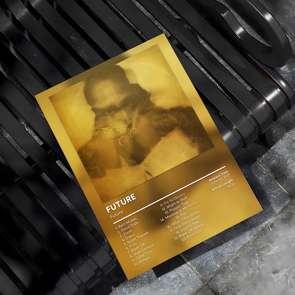 F-Future Rapper Album Painting - огляд і ціна Interior Design Poster