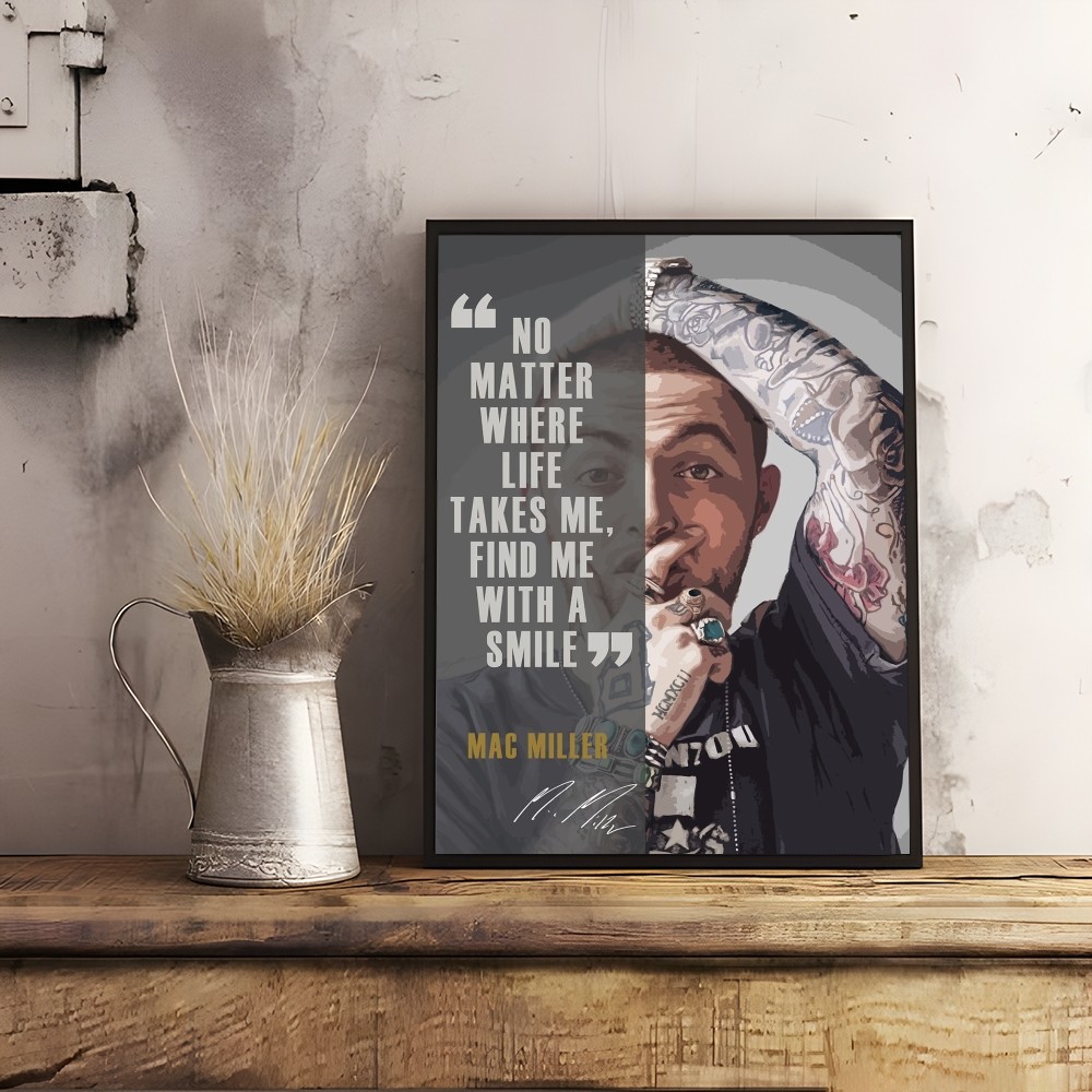 Rapper M-Mac Miller Poster Roo - огляд і ціна Interior Design Poster