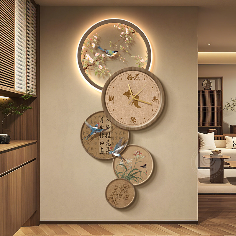Chinese Style Big Size Clock W - огляд і ціна Interior Design Vintage Modern
