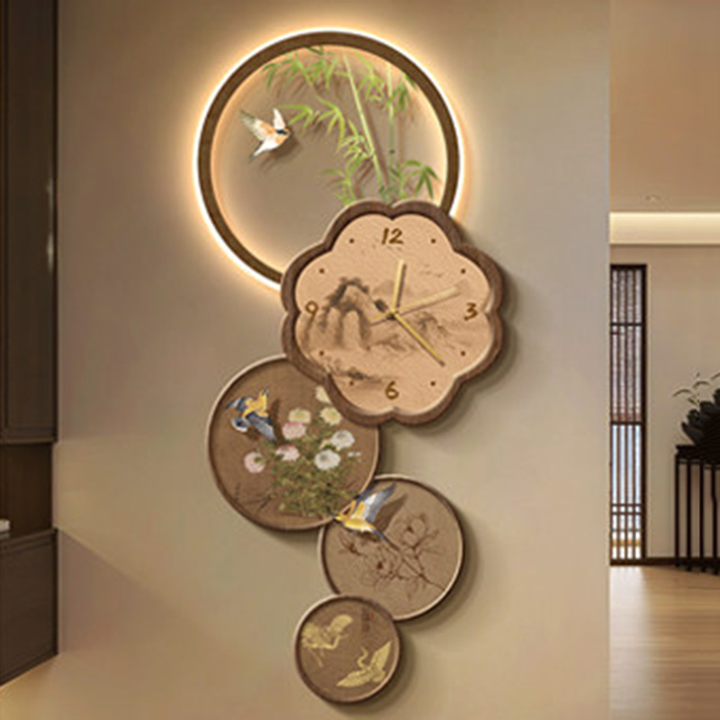 Chinese Style Big Size Clock W - огляд і ціна Interior Design Vintage Modern