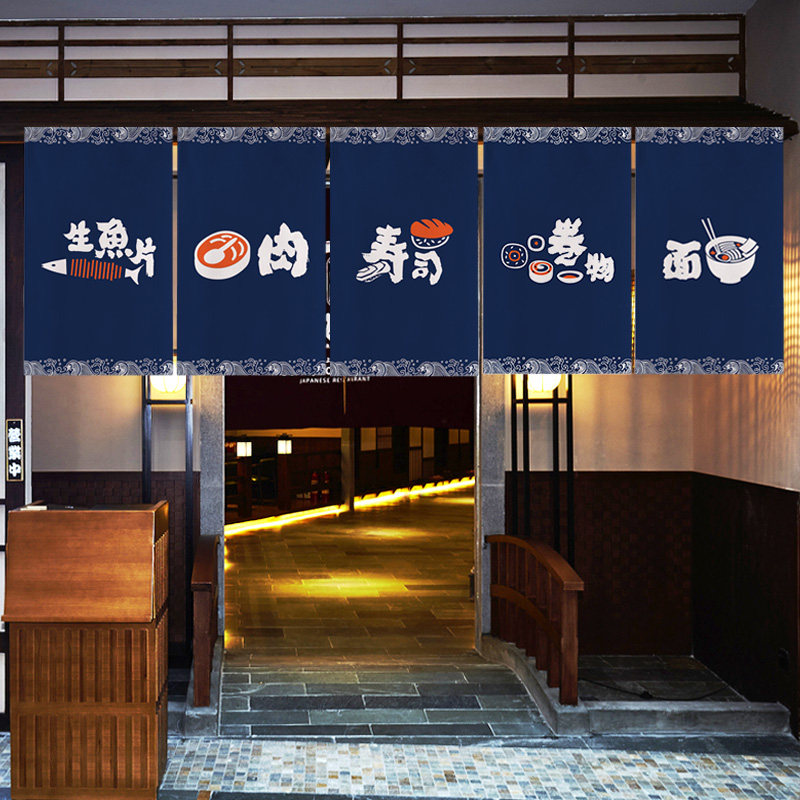 VIKAMA Traditional Noren Curta - огляд і ціна Interior Design Japan