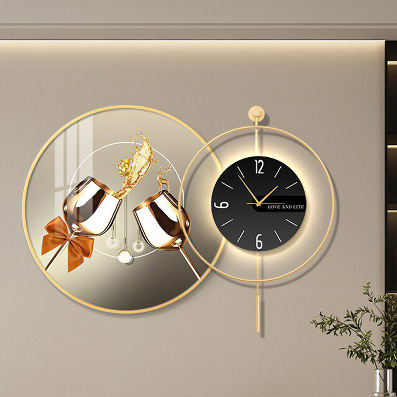 Led Art Mural Wall Watch Luxur - огляд і ціна Interior Design Vintage Modern