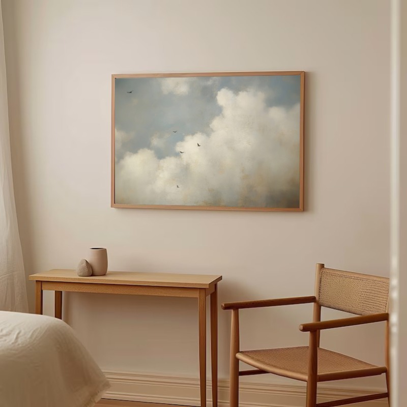 Abstract Cloudscape Sailboat C - огляд і ціна Interior Design Poster