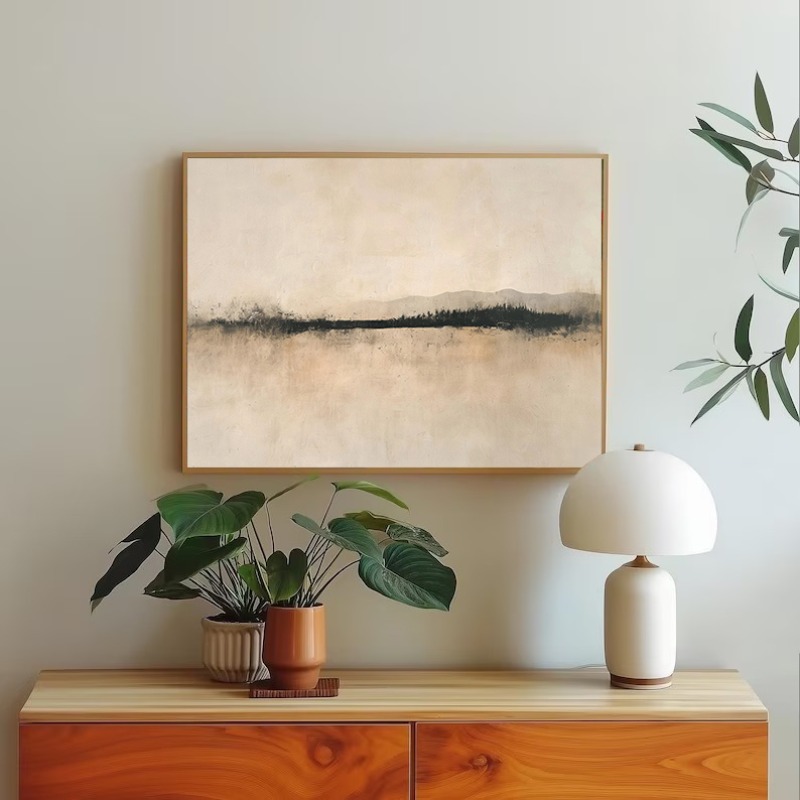Abstract Cloudscape Sailboat C - огляд і ціна Interior Design Poster