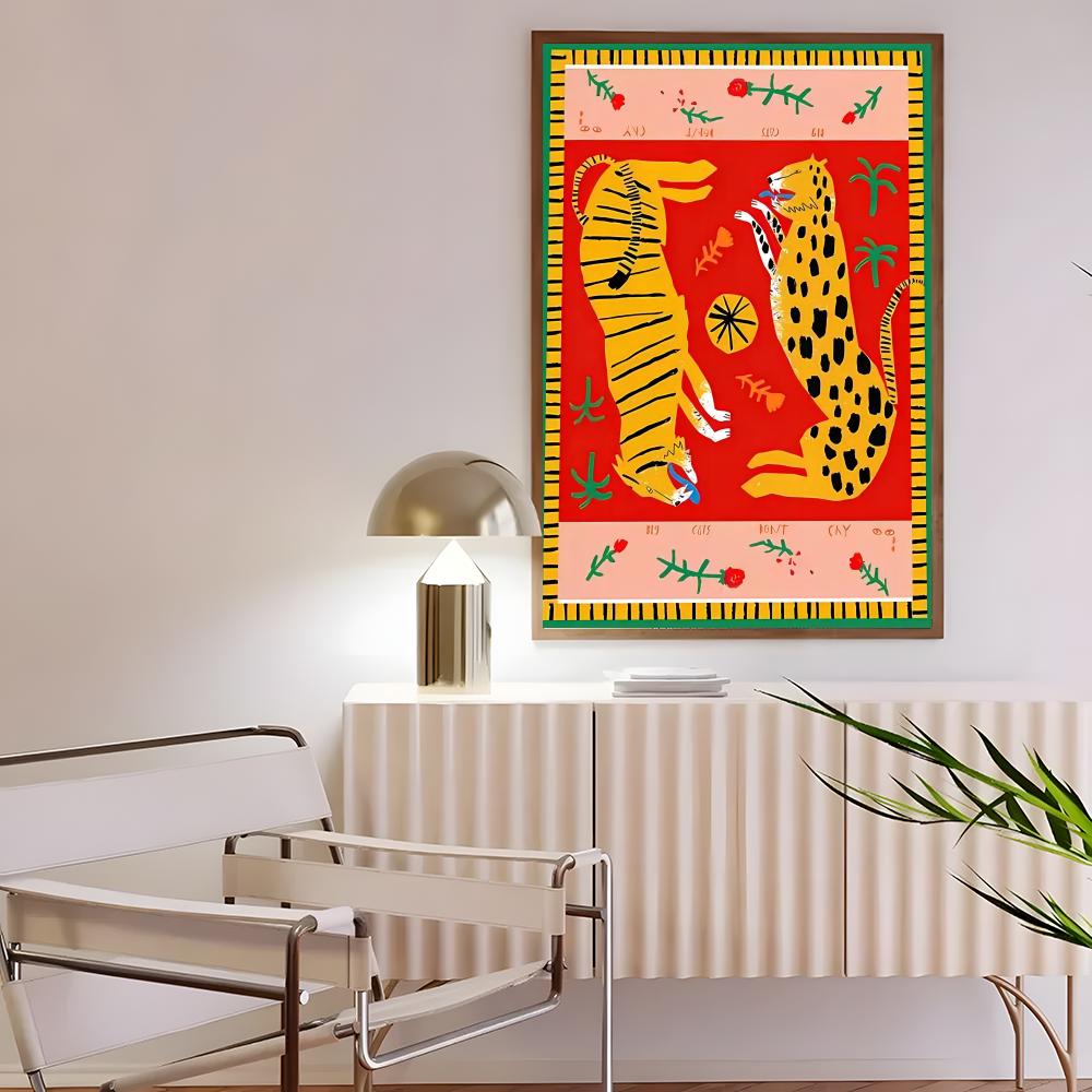 Colorful Art W-Wild Leopard Ti - огляд і ціна Interior Design Poster