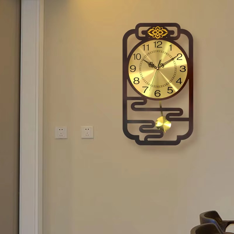 Sweep Movement Wall Clock Wood - огляд і ціна Interior Design Vintage Modern