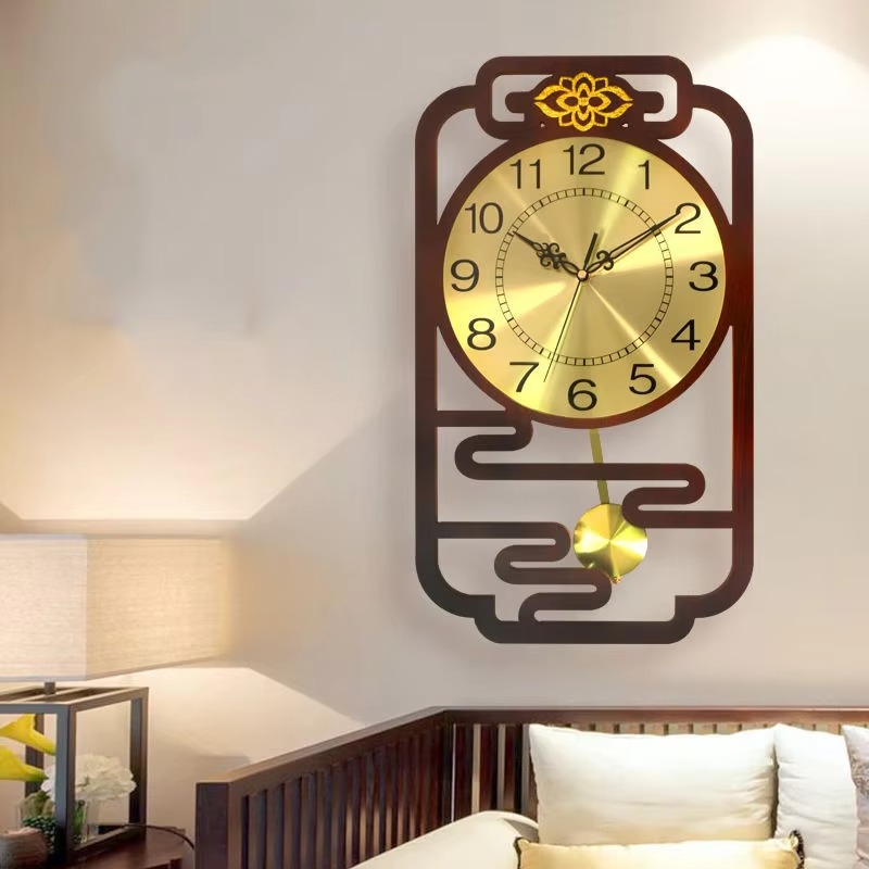 Sweep Movement Wall Clock Wood - огляд і ціна Interior Design Vintage Modern