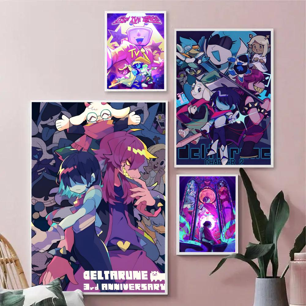 Video Game D-Deltarune Paintin - огляд і ціна Interior Design Poster