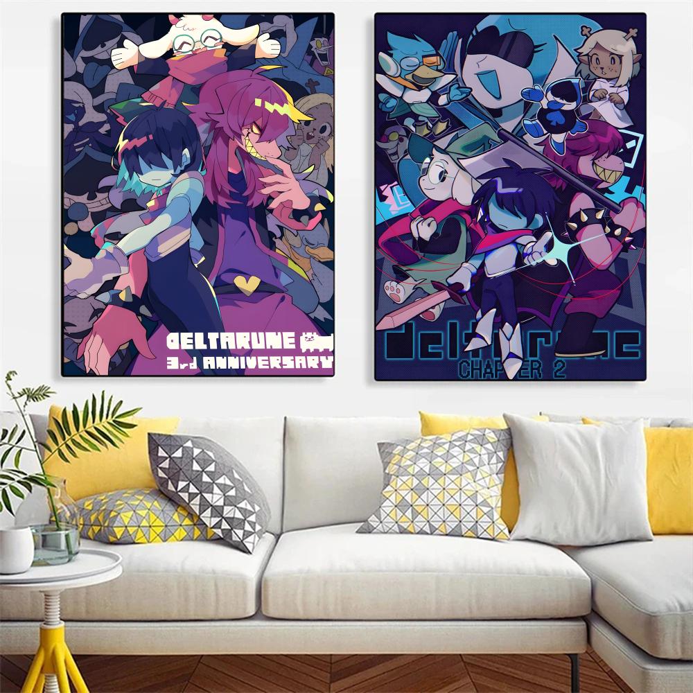 Video Game D-Deltarune Paintin - огляд і ціна Interior Design Poster