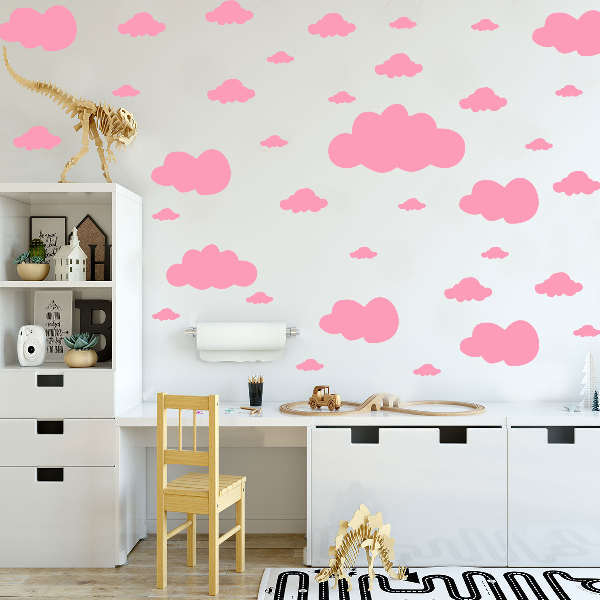 68 Pcs DIY Clouds Wall Sticker - огляд і ціна Interior Design Kitchen