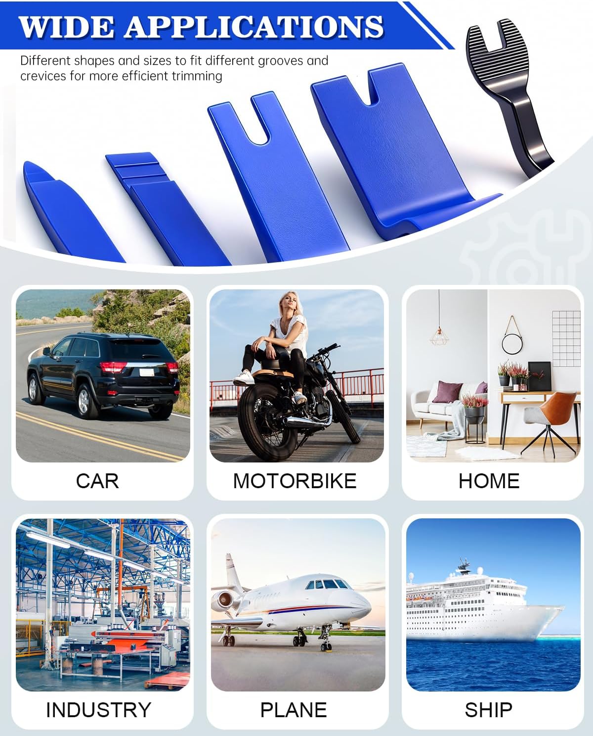 8pcs Car Hand Tool Set Car Dis - огляд і ціна Interior Design Tools