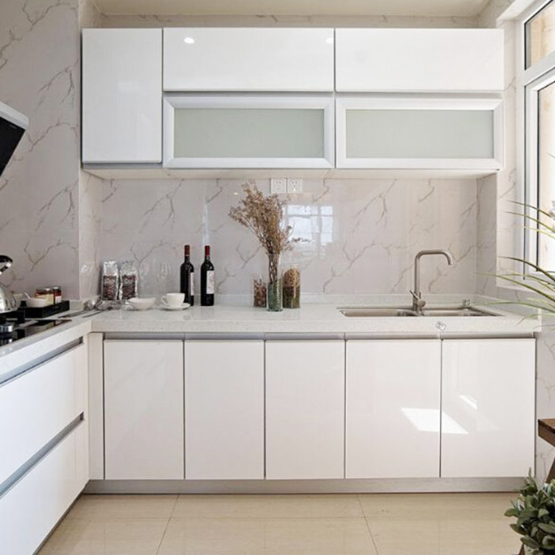 Paint Glossy White Cabinets Wa - огляд і ціна Interior Design Kitchen