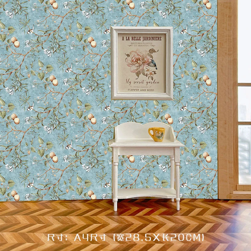4pcs Dollhouse Wallpaper Stick - огляд і ціна Interior Design Kitchen