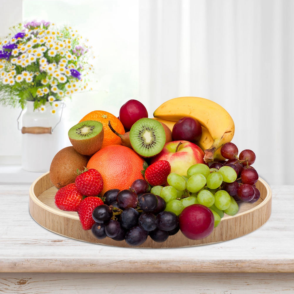 Wooden Serving Tray Tea Plate  - огляд і ціна Interior Design Kitchen