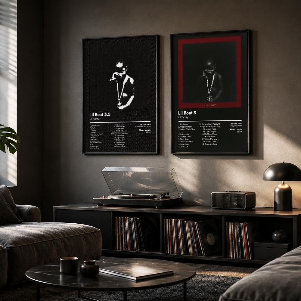 Lil Y-Yachty Rap Album Paintin - огляд і ціна Interior Design Poster