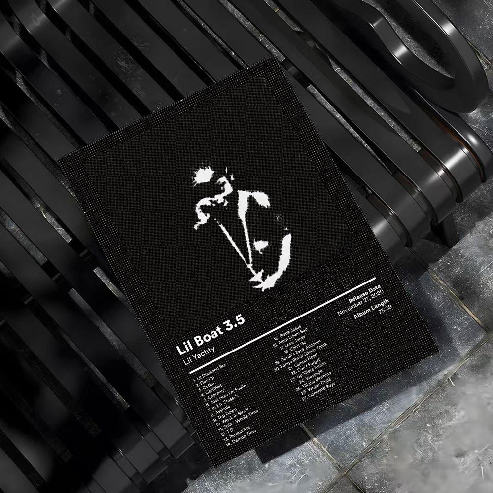 Lil Y-Yachty Rap Album Paintin - огляд і ціна Interior Design Poster