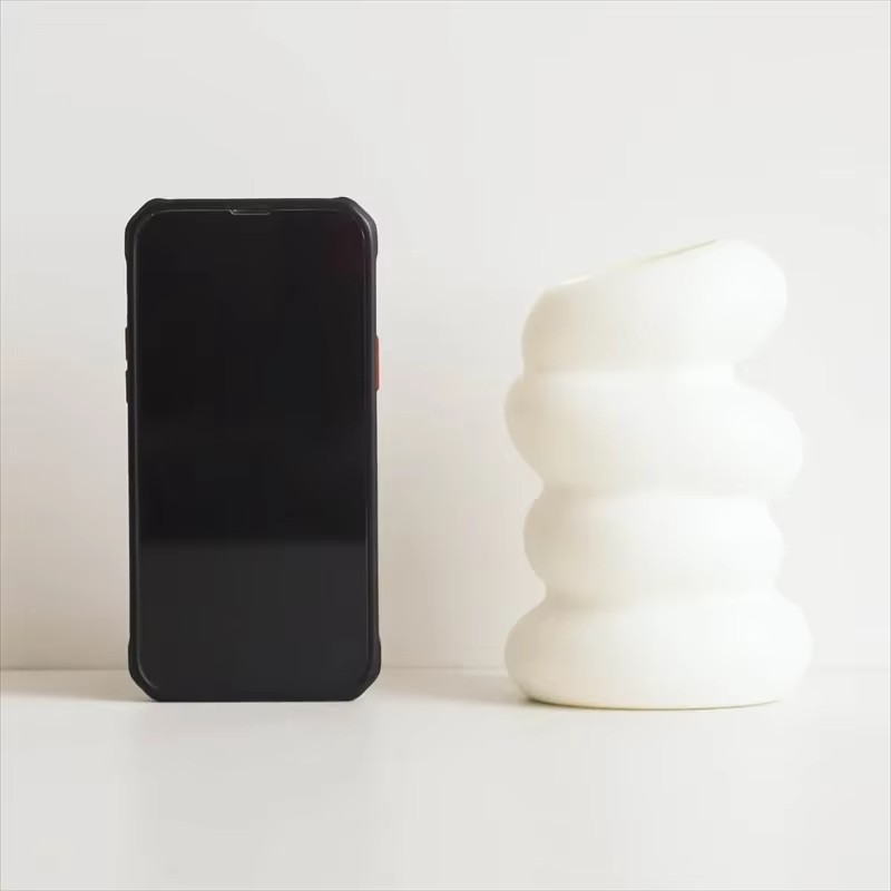 1PC Plastic Spiral White Vase  - огляд і ціна Interior Design Kitchen