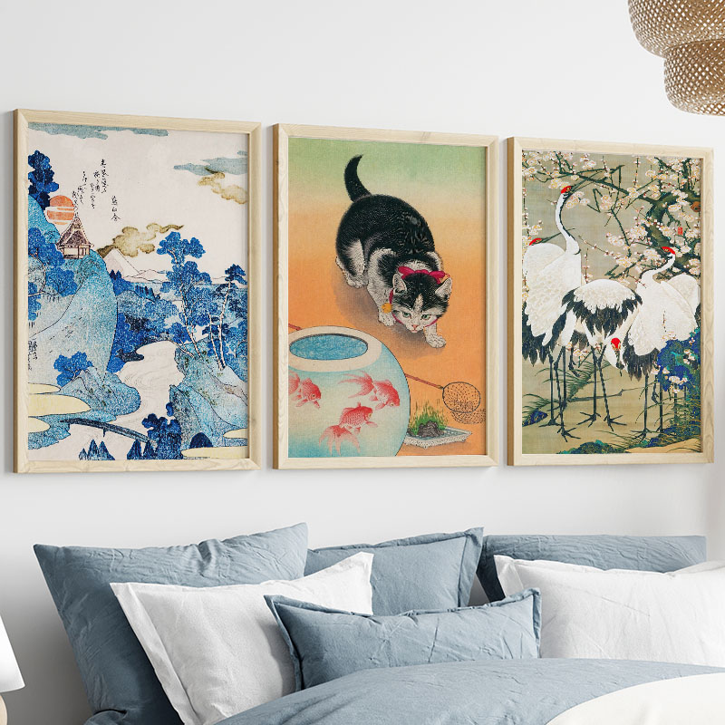 Japanese Katsushika Hokusai Ca - огляд і ціна Interior Design Japan