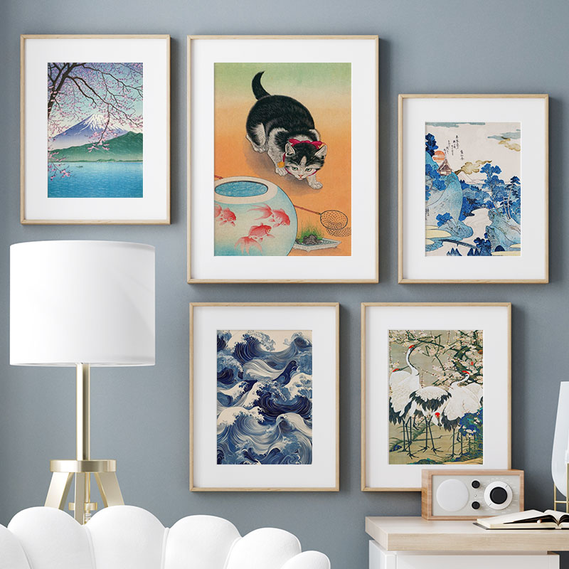 Japanese Katsushika Hokusai Ca - огляд і ціна Interior Design Japan